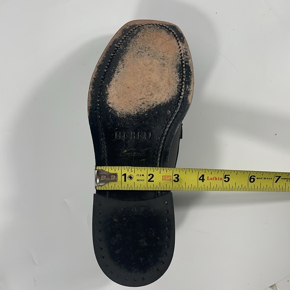 Women's Hereu Nombela Interwoven Detail Slip On Loafers Old Money Office Leather - Picture 16 of 16